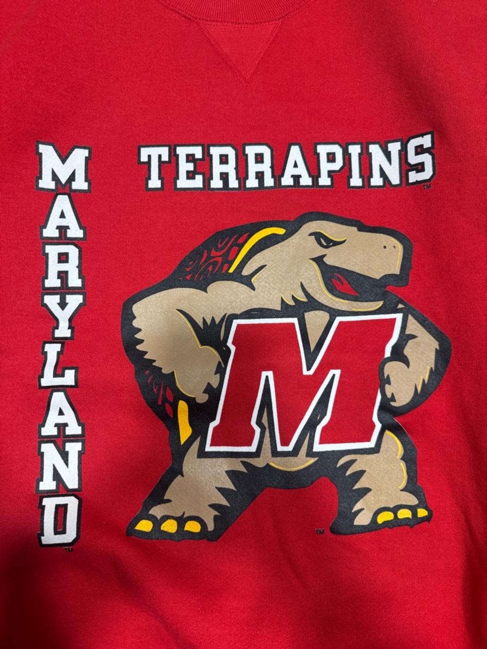 Russell Athletic Red Crewneck Sweatshirt